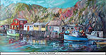 Another Moment at Quidi Vidi, Oil on Canvas